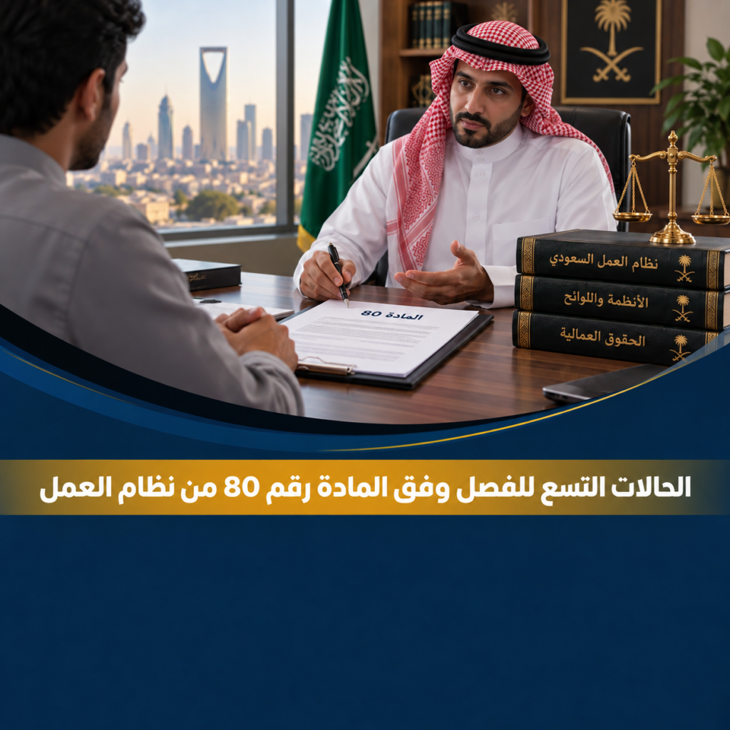 المادة رقم 80 من نظام العمل