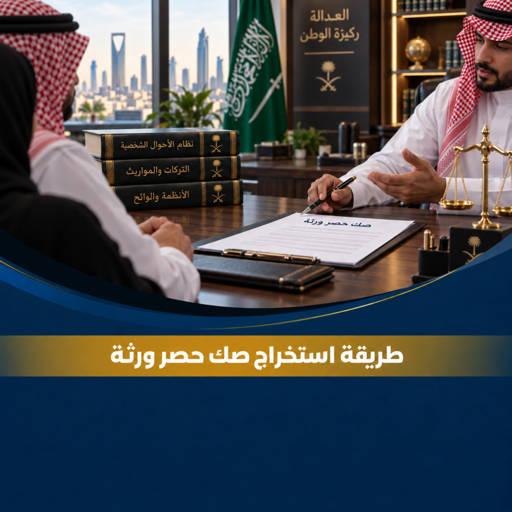 طريقة استخراج صك حصر ورثة