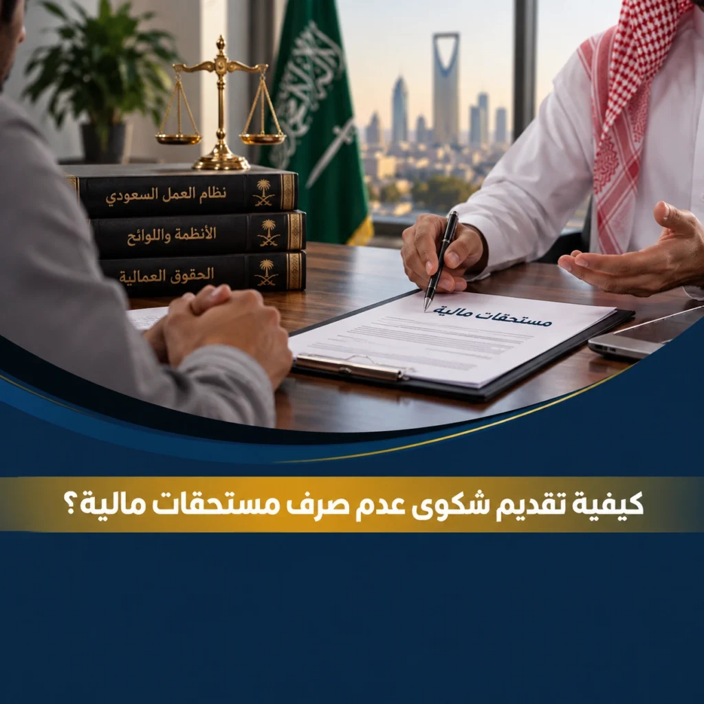 تقديم شكوى عدم صرف مستحقات مالية