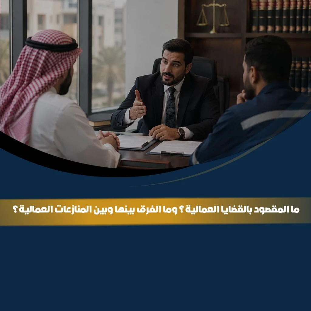 أنواع القضايا العمالية في السعودية والمنازعات بين العامل وصاحب العمل