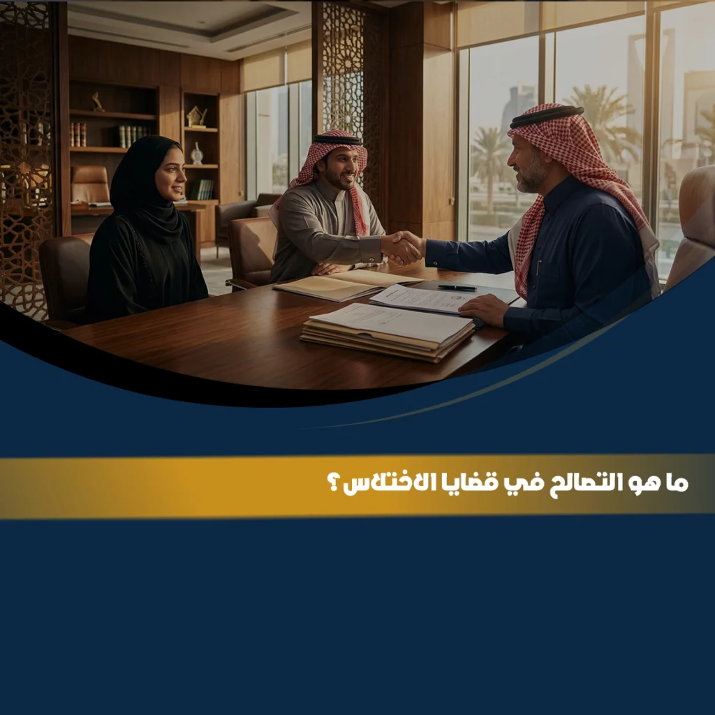 صورة تعبيرية لاجتماع قانوني داخل مكتب رسمي توضح التصالح في قضايا الاختلاس في النظام السعودي.