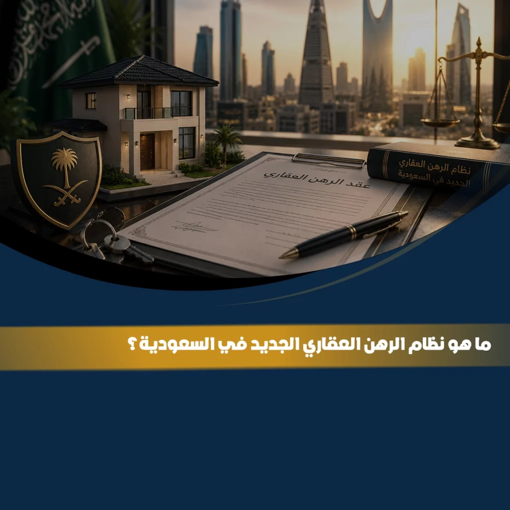 نظام الرهن العقاري الجديد في السعودية وأحكام تمويل ورهن العقارات وفق الأنظمة الحديثة