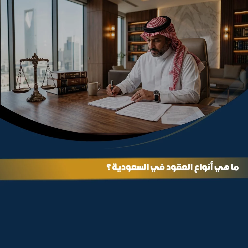 انواع العقود في السعودية.